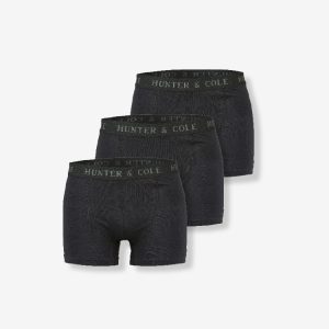 3-PACK HUNTER & COLE, JUNIOR BOXERKALSONG, SVART