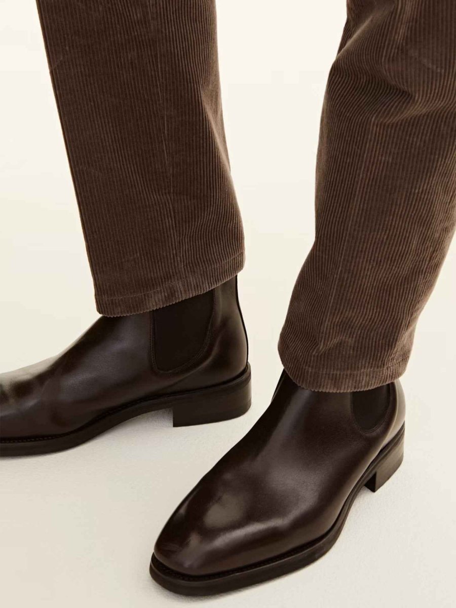 Denz Slim Fit Manchesterbyxa - Bild 5