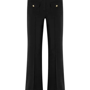 Svart Farah Cropped Bootcut Byxa