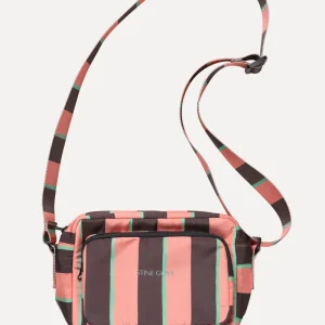 Crossbody Bag - Rosewood Mint Stripes