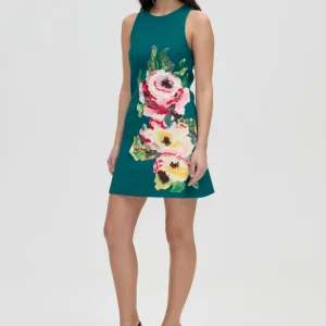 Garter Mini Dress - Ephemeral Bloom