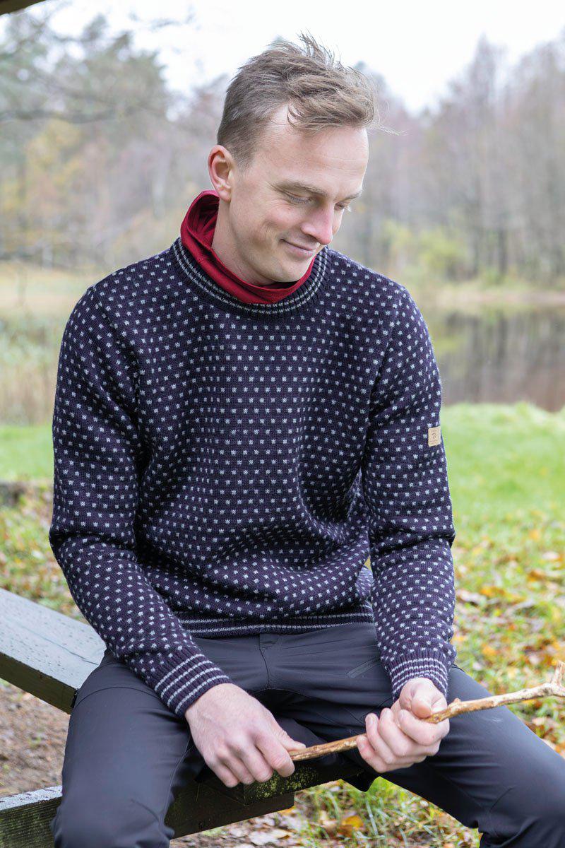 Sverre Stickad Tröja Herr - Bild 3
