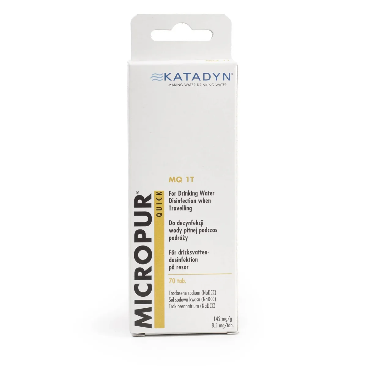 Micropur Quick MT1T - 70 tabletter