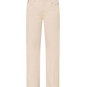 Sand Francesca Bootcut Cropped Jeans