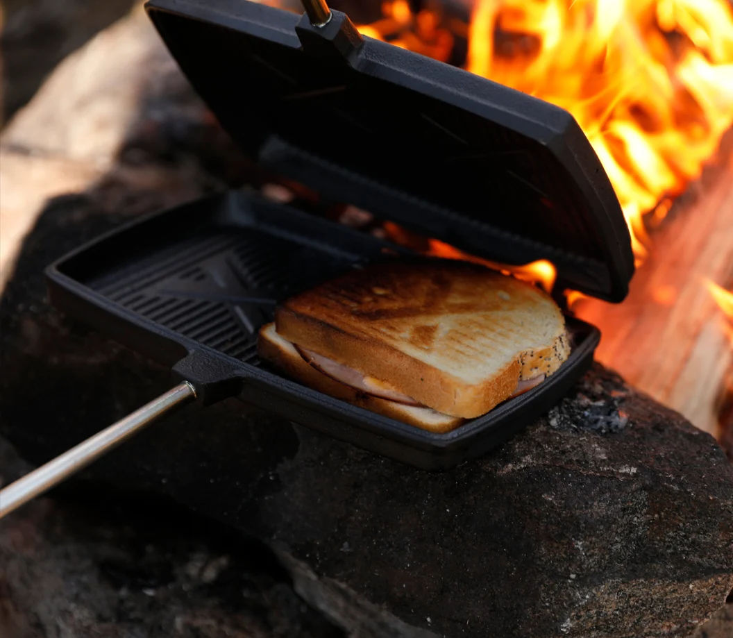 Grilljärn Big gjutjärn dubbelt - Bild 5