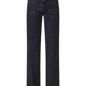 Mörkblå Tess Straight Worn In Jeans